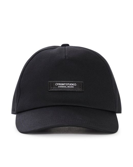 Berretto da baseball in gabardina di cotone di Moncler Genius in Black da Uomo