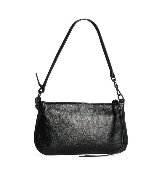 Balenciaga Black Le City Clutch With Shoulder Strap