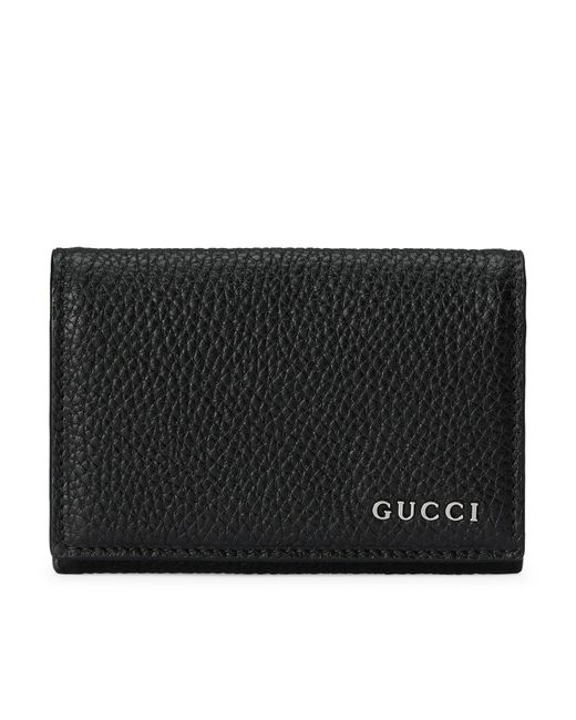 Porta carte lungo con logo di Gucci in Black da Uomo