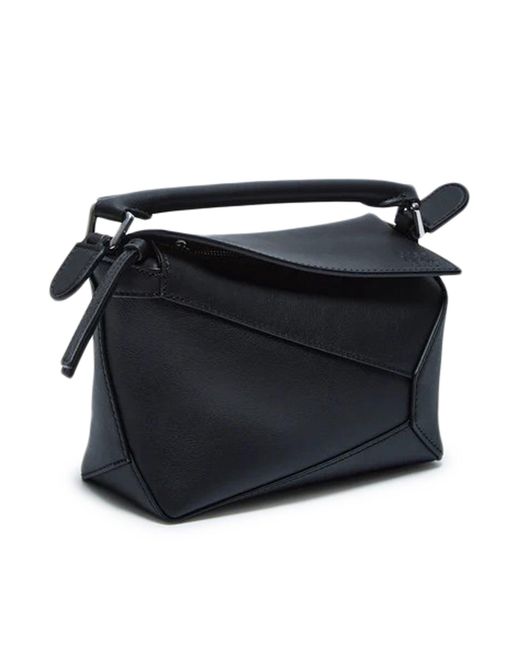 Borsa puzzle mini di Loewe in Black