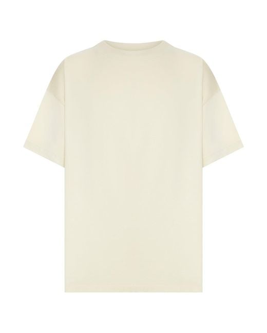 Fear Of God White Oversized Crew-Neck T-Shirt for men