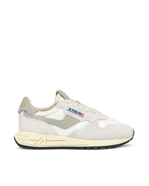 Autry White Sneakers Reelwind Low for men
