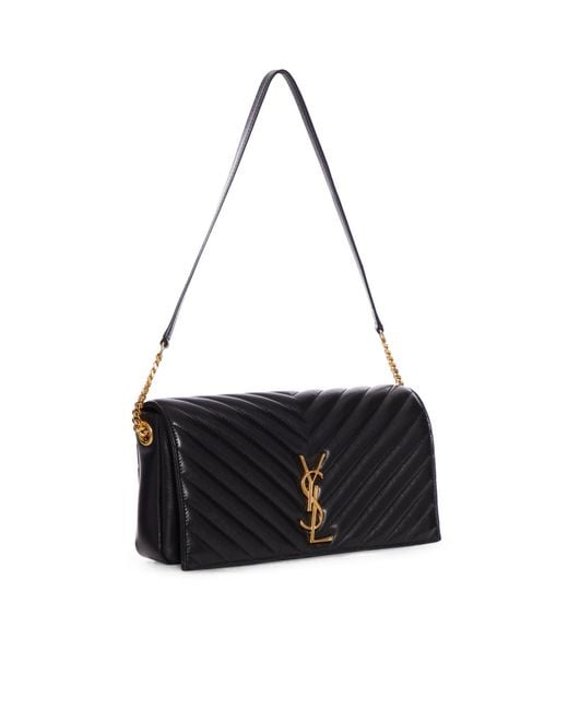 Saint Laurent Black Kate 99 Shoulder Bag