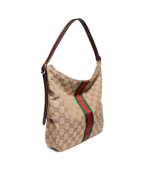 Gucci White Medium Size Lunette Shoulder Bag for men