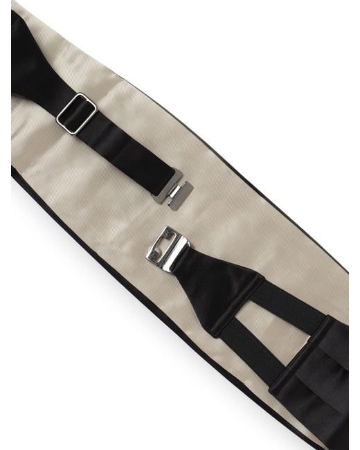 Tom Ford Black Silk Tuxedo Cuff for men
