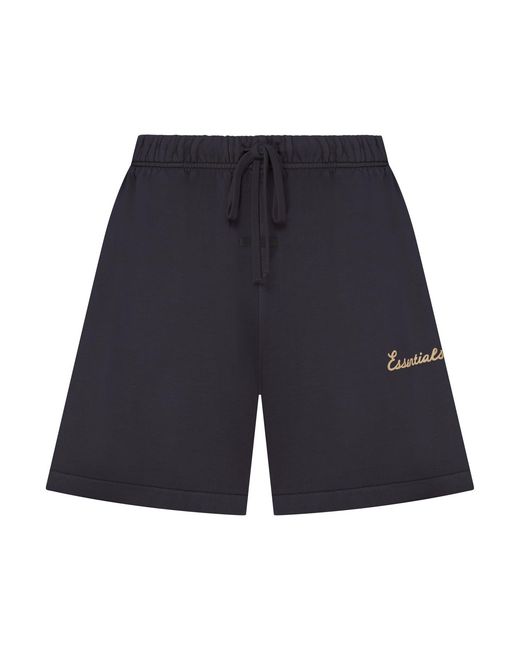 Fear Of God Blue Cotton Training Shorts for men
