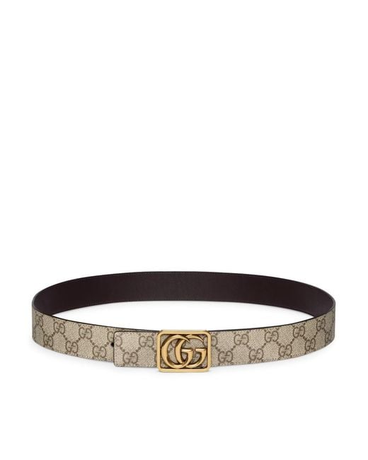 Gucci Multicolor Gg Marmont Reversible Belt for men