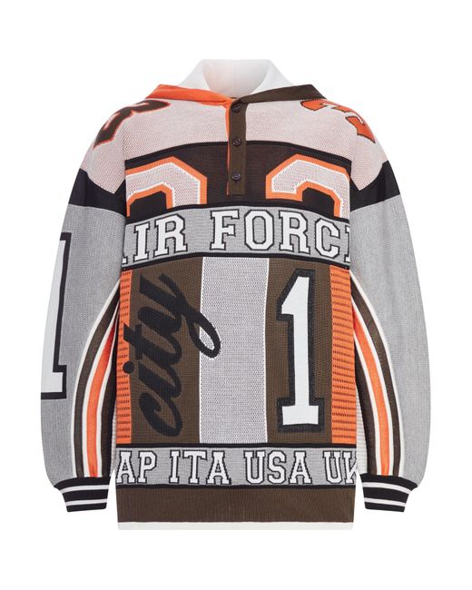 PDF CHANNEL Multicolor Air Force Hoodie for men
