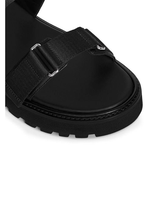 Céline Black Billie Strapple Sandal for men