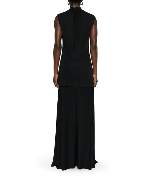 Jil Sander Blue Long Sleeveless Dress