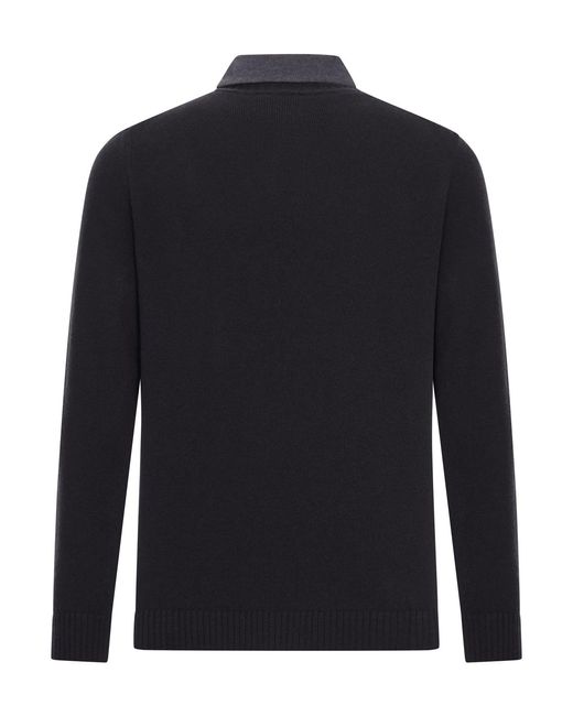 Roberto Collina Blue Cotton Piquet Polo Shirt for men