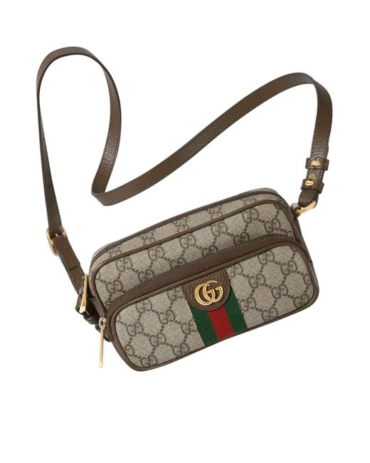 Gucci Brown Ophidia Mini Bag for men