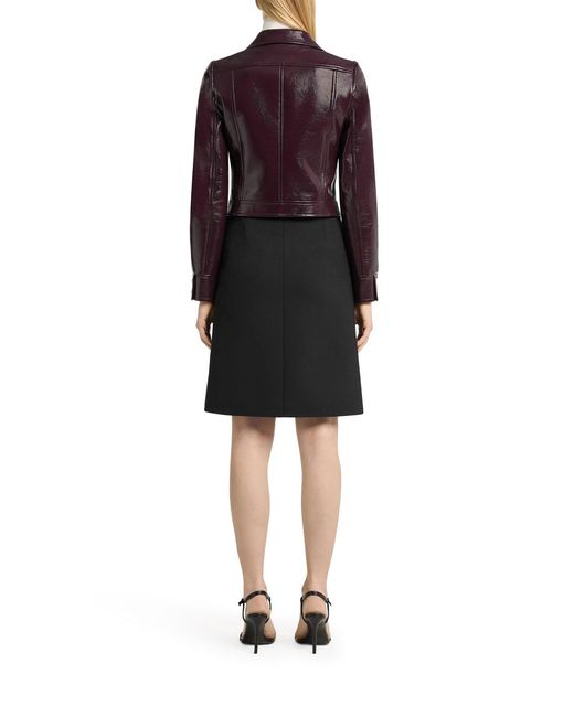 Courreges Brown Re-Edition Vinyl Jacket
