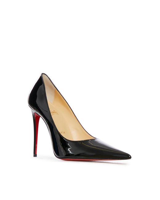 Decollete` kate max 100 in vernice di Christian Louboutin in Black