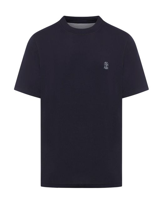 Brunello Cucinelli Black T-shirts for men