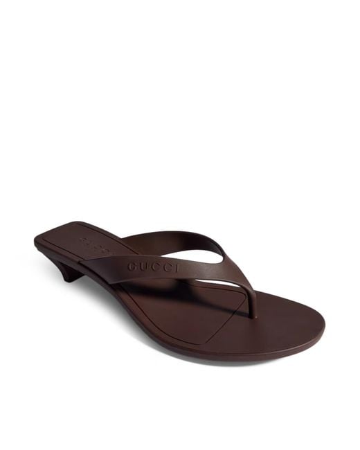 Gucci Brown Vittoria Sandal