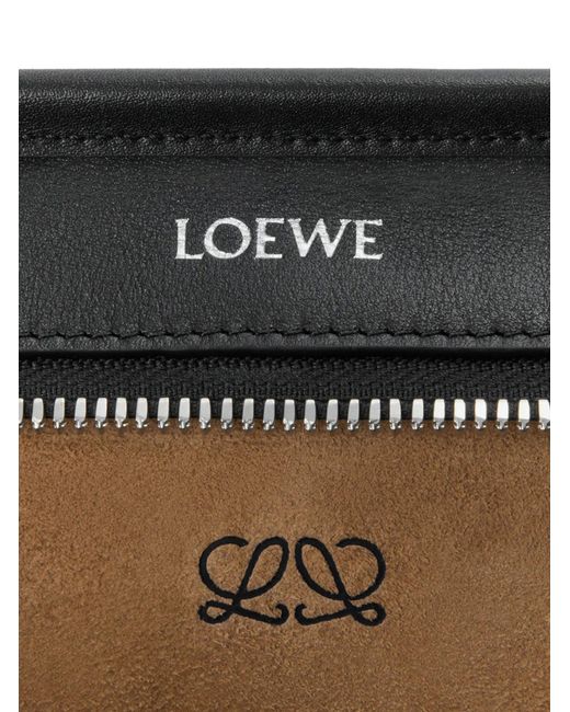Borsa amazona 180 piccola in morbida pelle di vitello di Loewe in Black