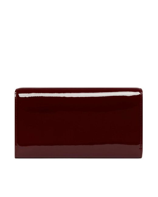 Saint Laurent Red Wallet On Chain