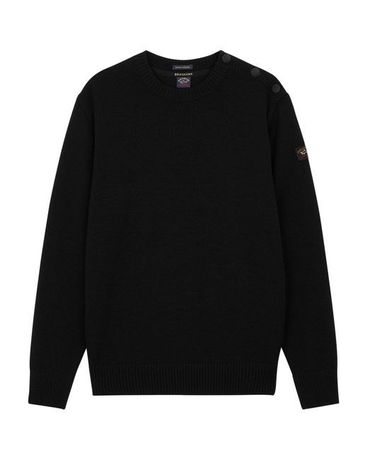Paul & Shark Black Sweater for men