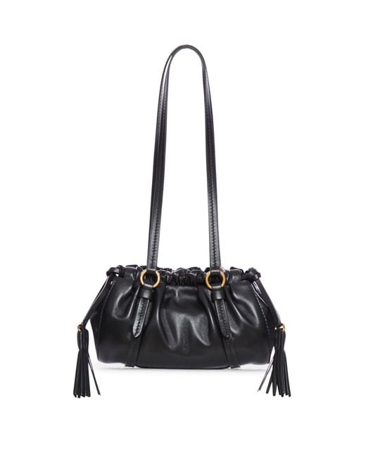 ショルダーバッグ・ポシェット MIU MIU BLACK LEATHER JOIE SHOULDER BAG Miu Miu Joie Shoulder Bag | Black | FARFETCH