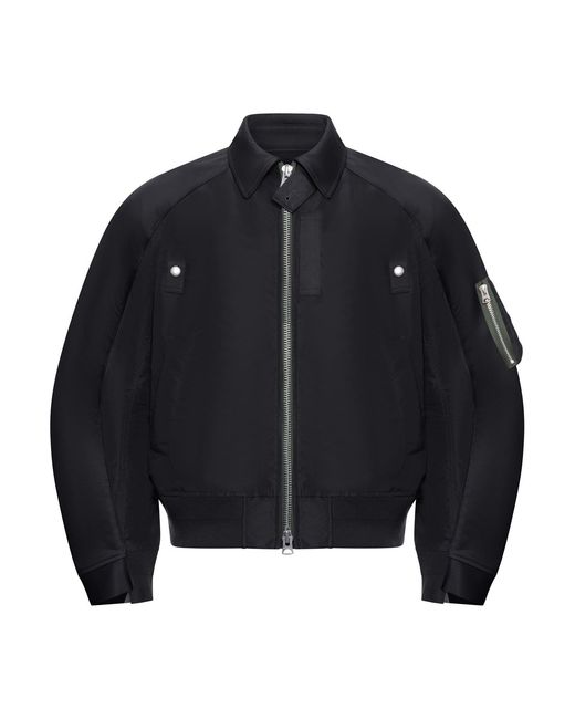 Sacai Cotton Chino X Nylon Twill Blouson in Blue for Men | Lyst