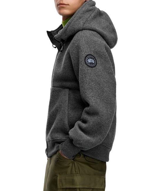 Canada Goose Gray Chilliwack Fleece Bomber for men