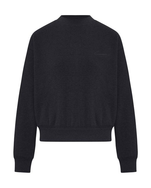 Fear Of God Blue Crew Neck Sweatshirt With Logo