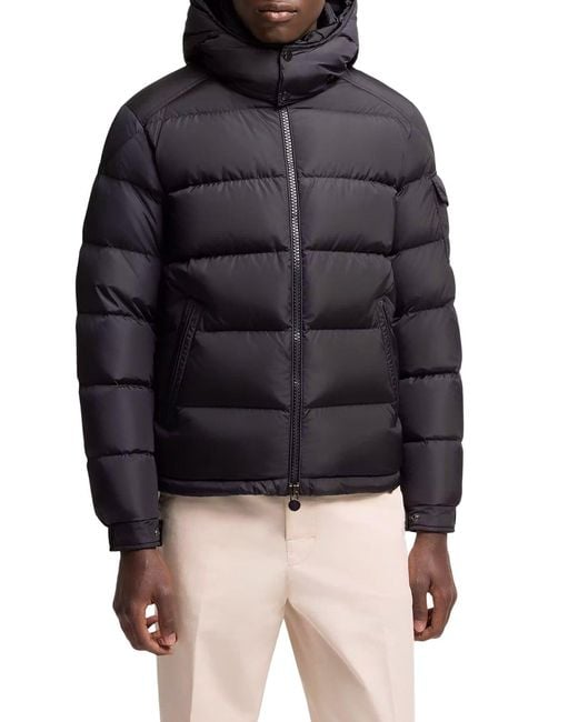 Moncler Black Maya Short Matt Down Jacket for men