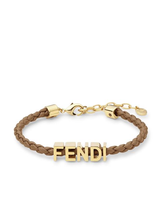 Bracciale graphy di Fendi in Metallic