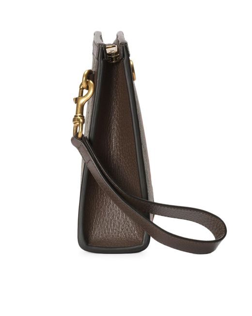 Gucci Gray Ophidia Gg Pouch Medium Size for men