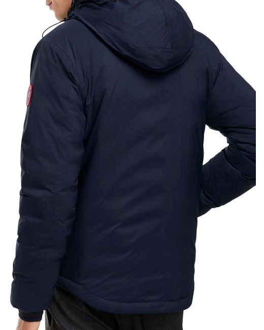 Canada Goose Blue Lodge Hooded Jacket for men