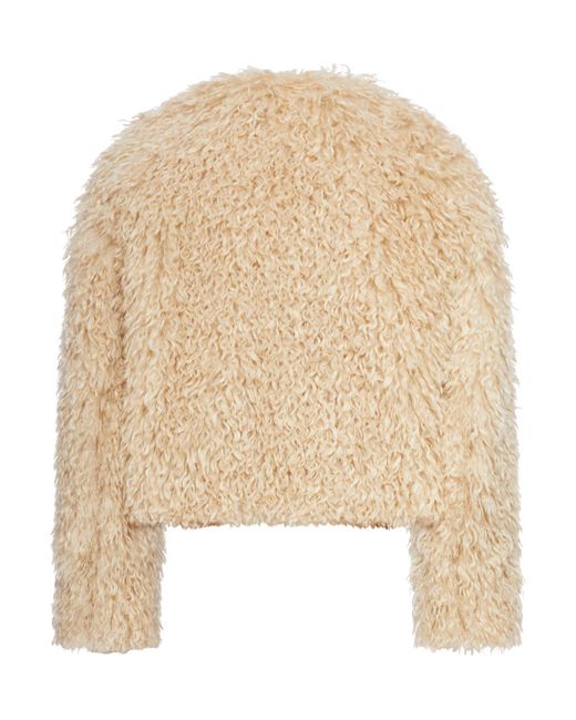 Tagliatore Natural Cropped Fur Jacket