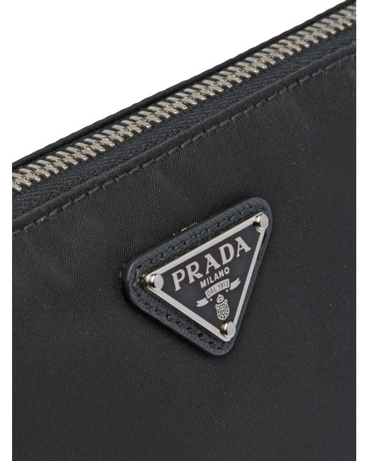 Prada Black Re-Nylon Pouch for men