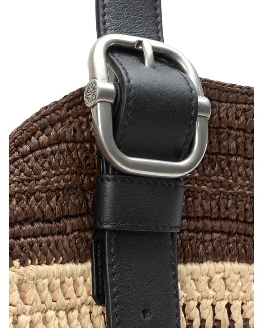 Borsa loop basket in rafia di Loewe in Brown da Uomo