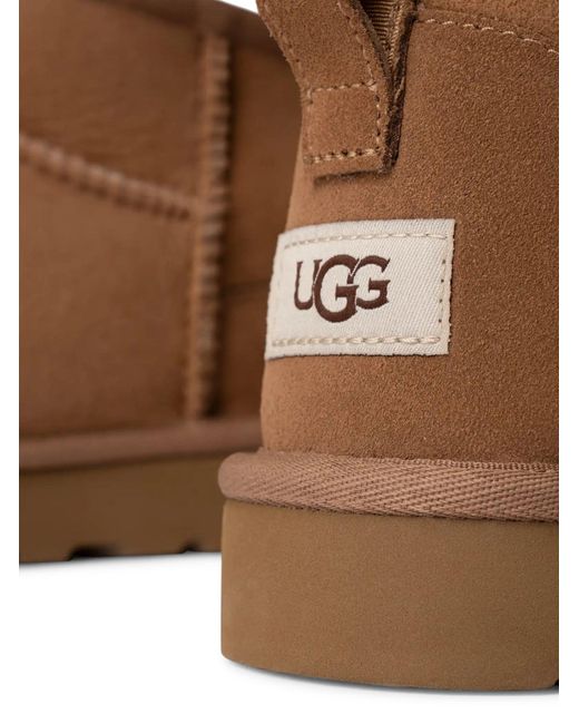Ugg Brown Classic Ultra Mini Ankle Boots for men