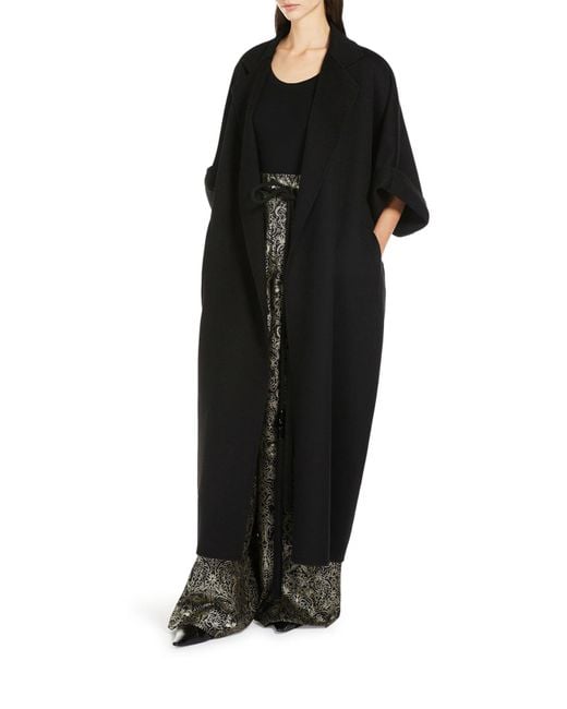 Max Mara Black Single Breasted Coat