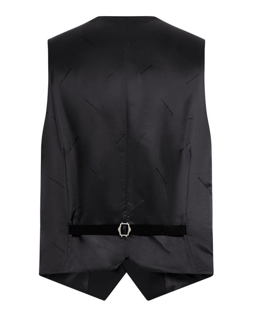Tagliatore Black Tailored Single-Breasted Wool Suit for men