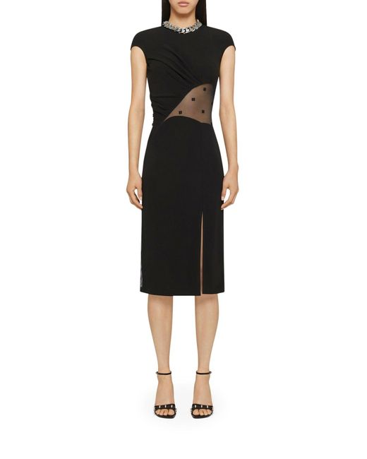 Givenchy Black Midi Dresses