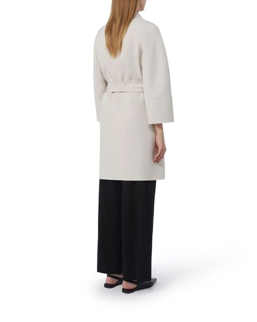 Max Mara White Smaxmara Arona Short Coat