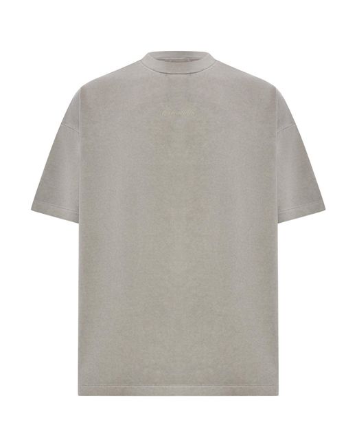 Fear Of God Gray 90's Short Sleeved Cotton T-Shirt for men