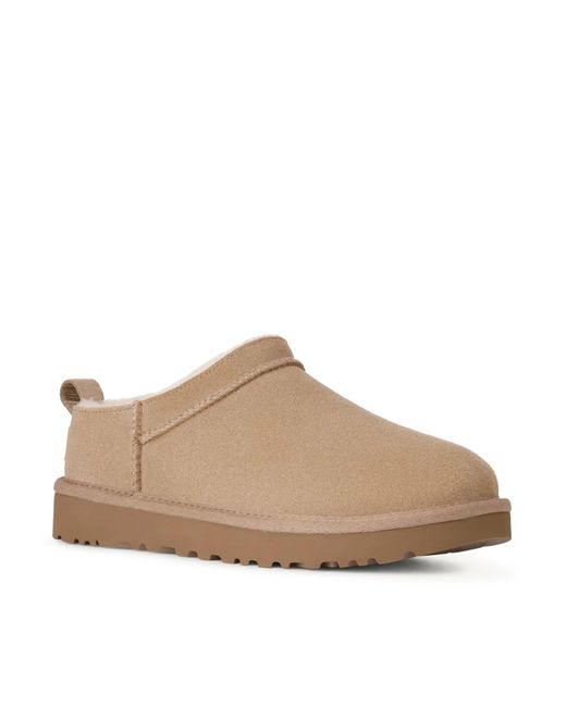 Ugg Brown Classic Micro Ankle Boots
