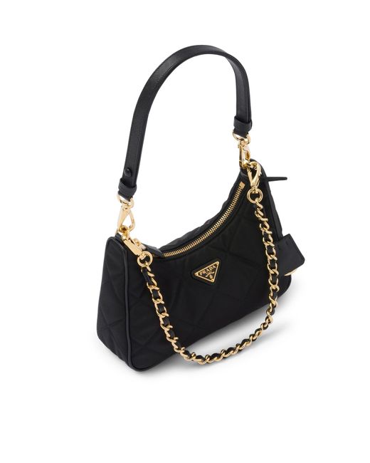 Prada Black Re-Edition 1995 Chain Mini Bag