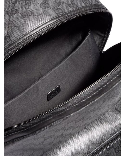 Gucci Black Gg Essence Classic Medium Backpack for men