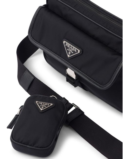 Prada Black Shoulder Bag for men
