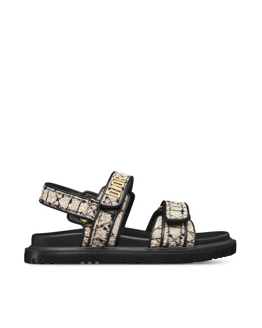 Dior Black Dioract Sandal