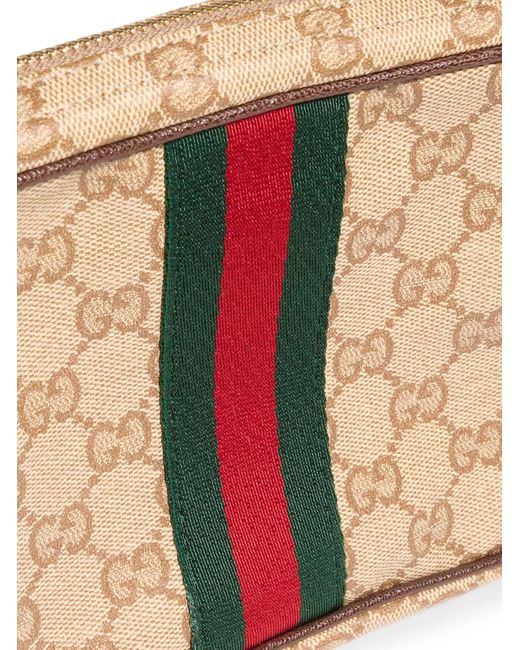 Mini borsa gg con web di Gucci in Multicolor da Uomo