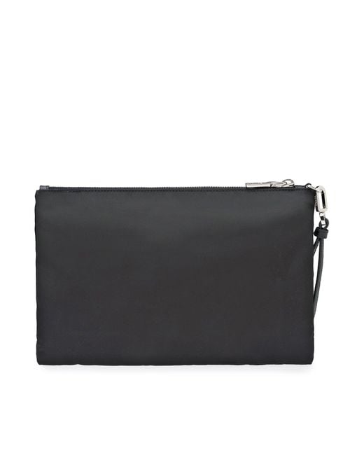 Prada Black Re-Nylon Pouch for men