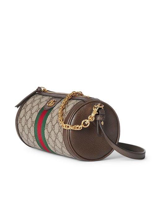 Gucci Brown Ophidia Small Shoulder Bag