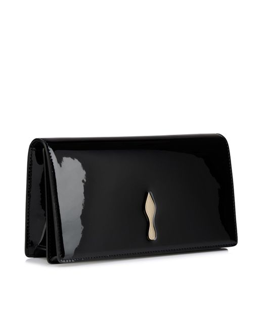 Christian Louboutin Black Bettina Patent Calfskin Clutch