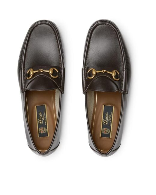 Mocassino horsebit 1953 di Gucci in Brown da Uomo